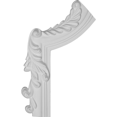 Ekena Millwork 7"W x 11"H x 3/4"P Hillsborough Panel Moulding Corner, Left (matches moulding PML01X01HI) PML07X11HI-L